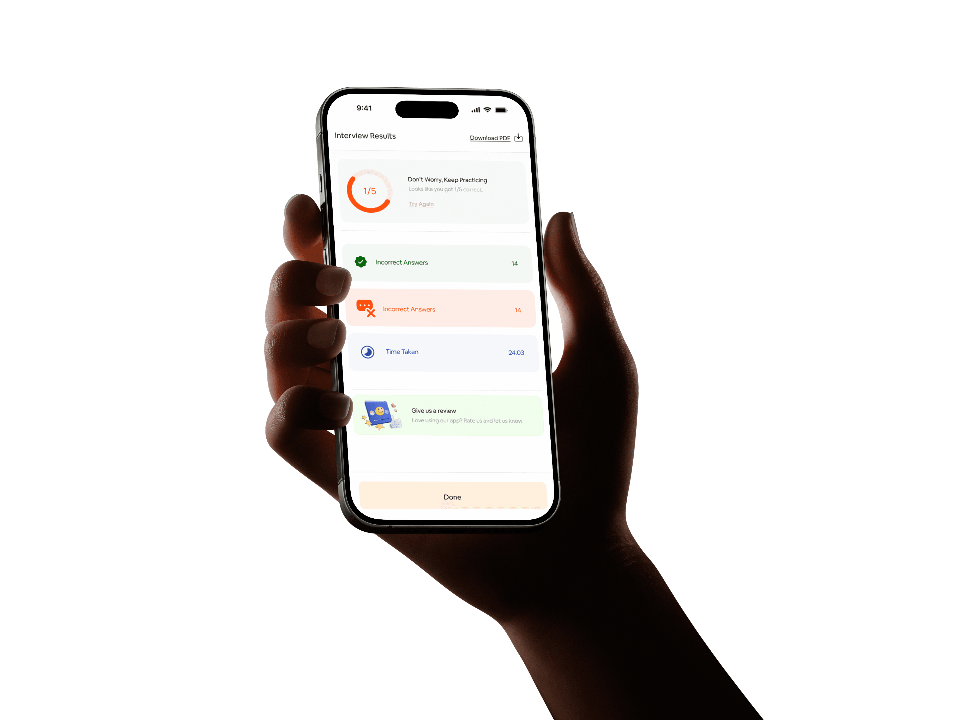 Partnerly App on Phone